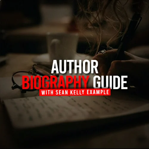 Author Biography Guide with Sean Kelly Example